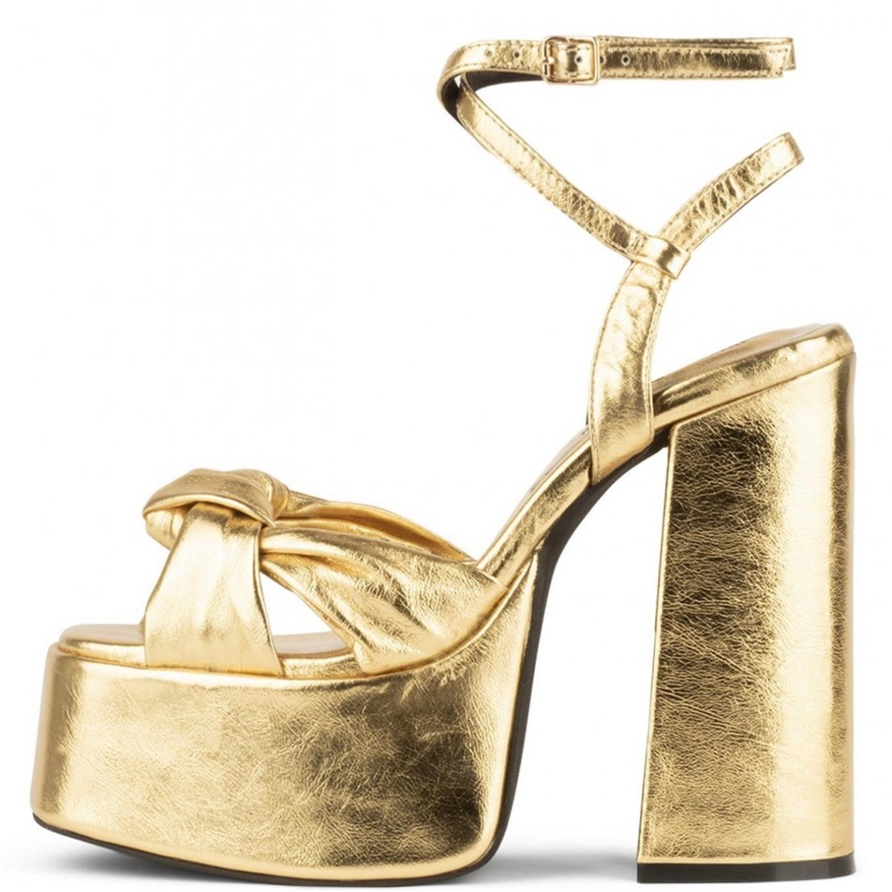 JEFFREY CAMPBELL - SEVENTY - GOLD CRINKLE